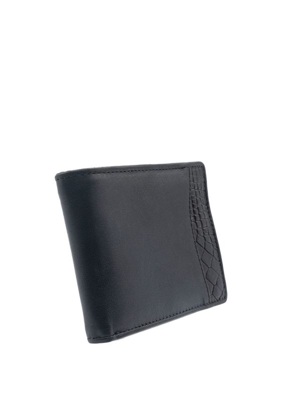 Hi-Capacity Bi-Fold Kangaroo & Crocodile Wallet 