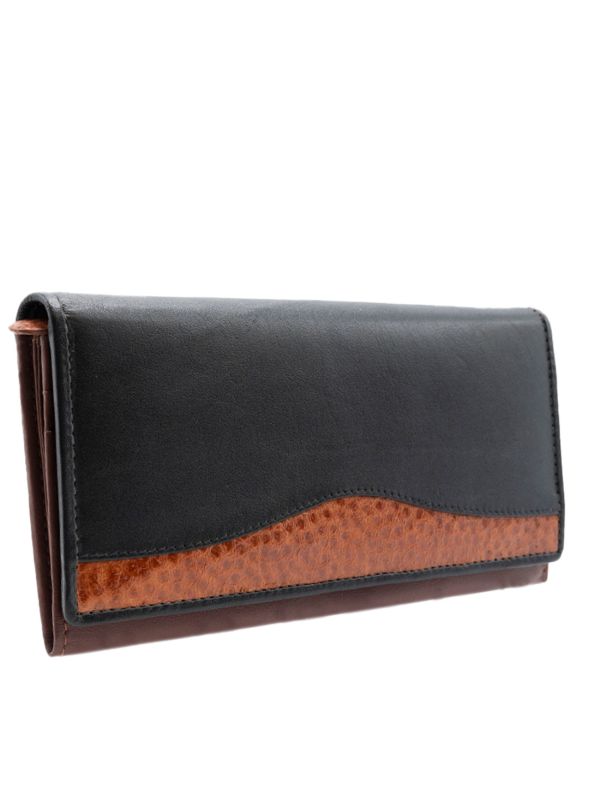 Ladies Modern Classic Kangaroo & Emu Leather Wallet 