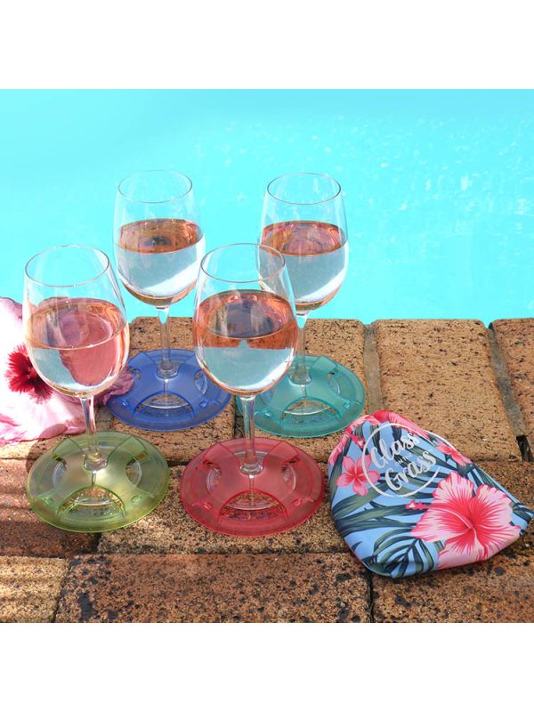 Glass on the Grass - Hibiscus Blue (4-Pack)