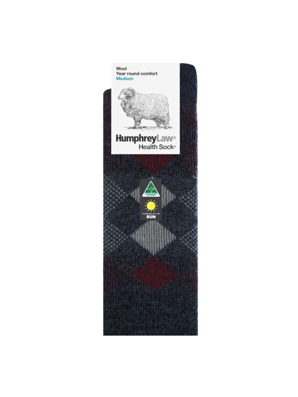 95% Wool Jacquard Patterned Health Sock®