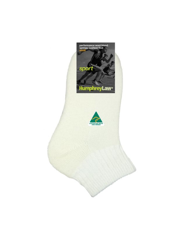Wool/Cotton Cushion Sole Sport Sock
