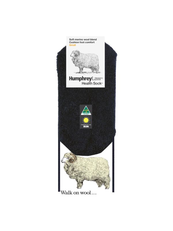 70% Fine Merino Wool Cushion Sole Health Sock®